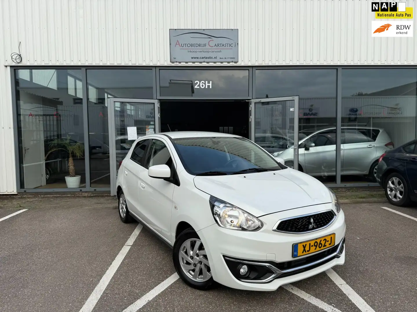 Mitsubishi Space Star 1.0 Intense AIRCO | ELEKTRISCHE RAMEN | REGENSENSO Blanc - 1