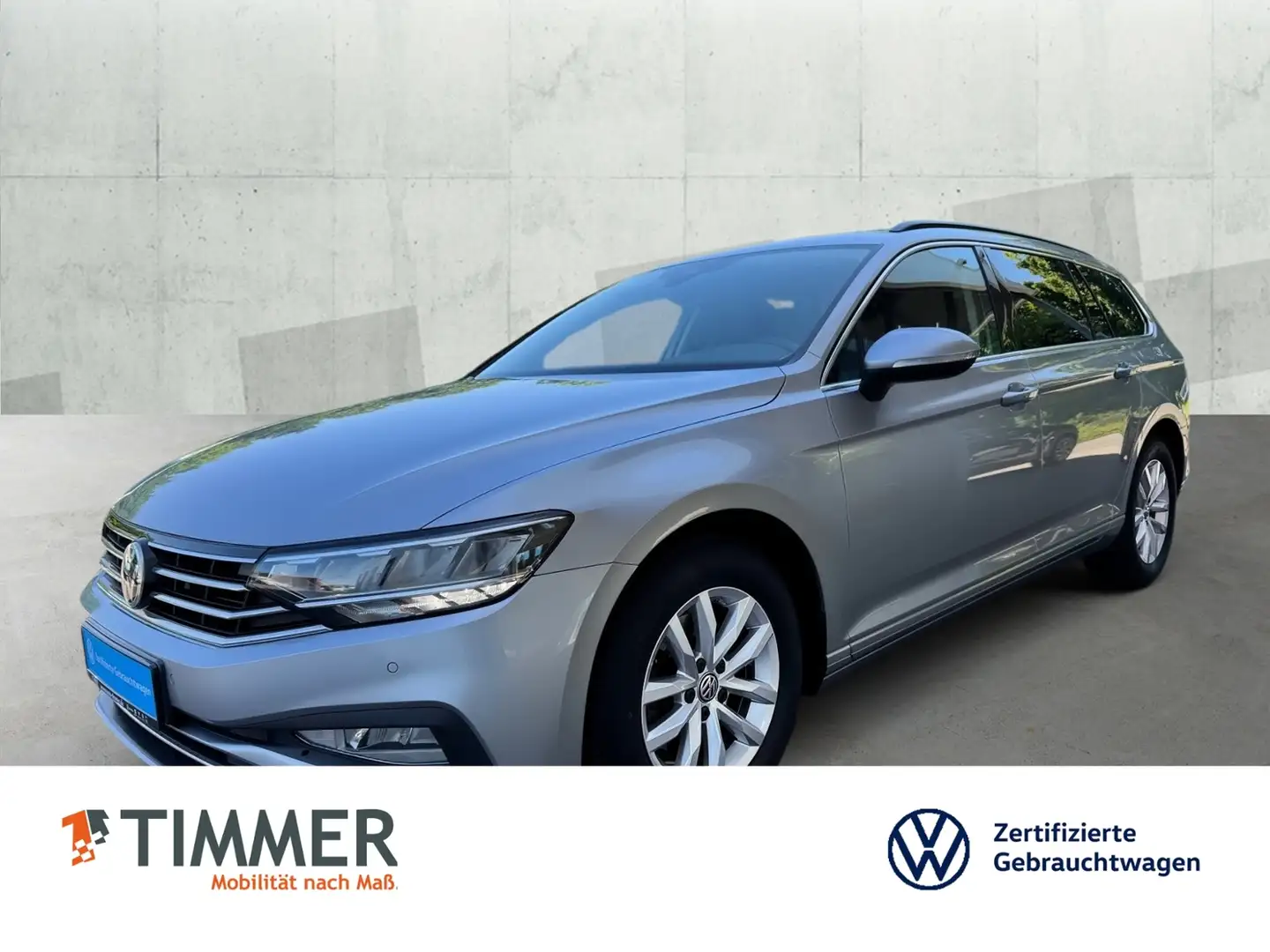 Volkswagen Passat Variant 2.0 TDI DSG BUSINESS *LED *AHK *ACC *APP *ALU *NA Silber - 1