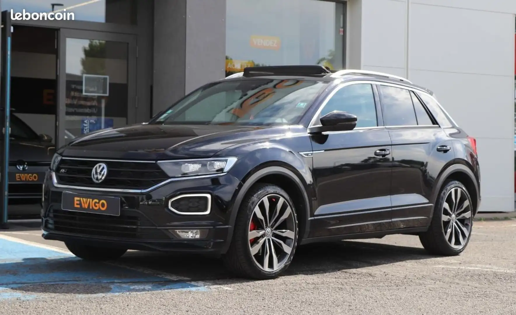 Volkswagen T-Roc 2.0 TSI 190ch R-LINE 4MOTION DSG BVA TOIT OUVRANT  Gris - 1