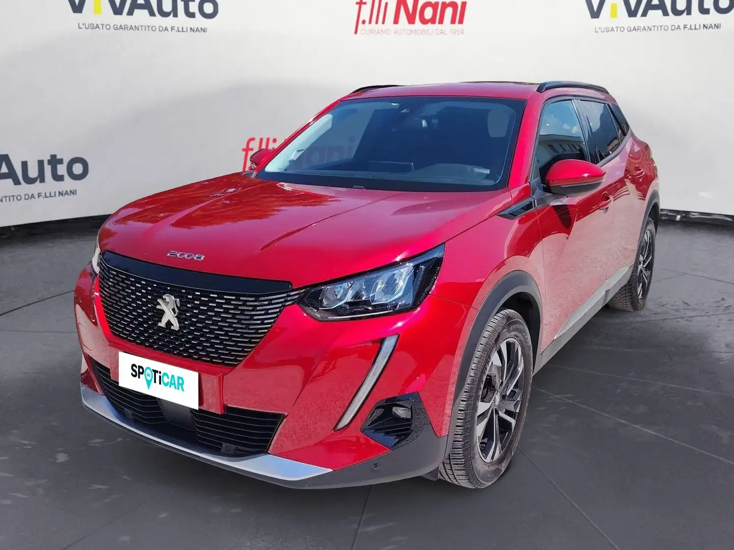 Peugeot 2008 p.t. 130 S&S Allure Navi Pack Rosso - 1