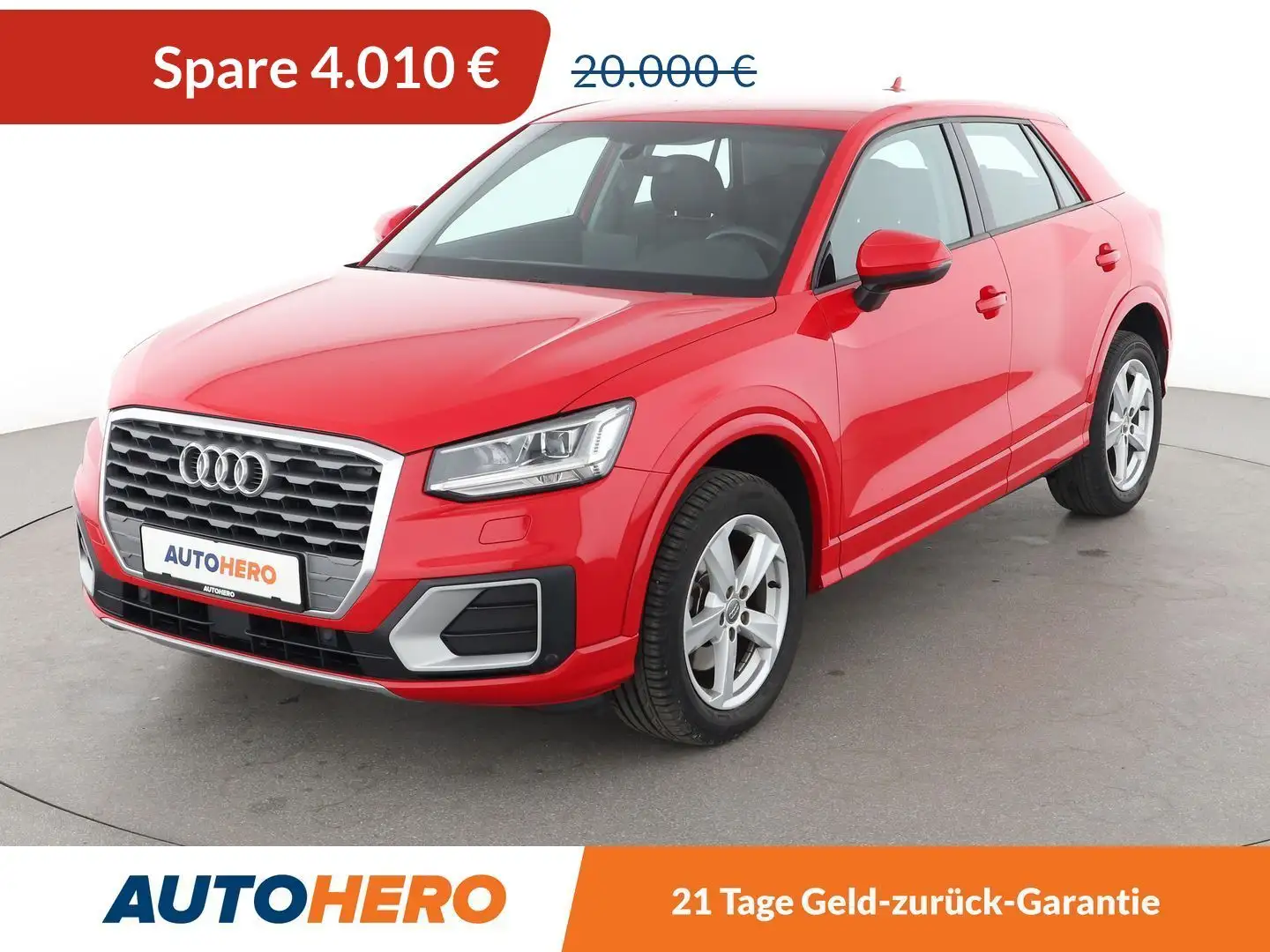 Audi Q2 1.4 TFSI ACT Sport Aut.*NAVI*LED*ACC*PDC*SHZ* Rouge - 1
