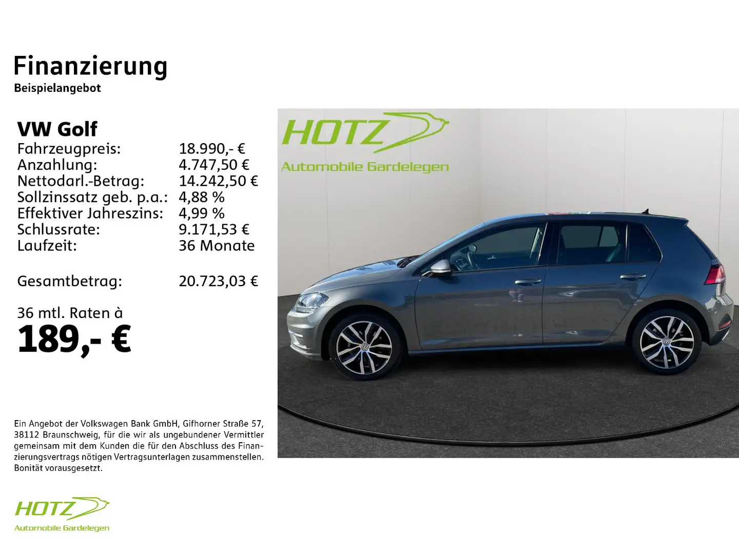 Volkswagen Golf VII 1.5 TSI DSG Comfortline AHK/NAV/GRA Grigio - 2