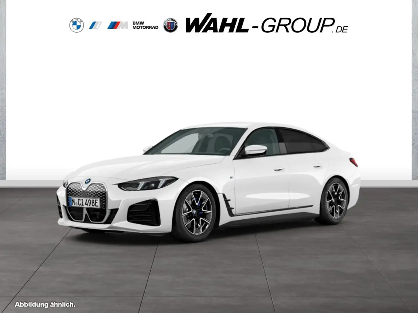 BMW i4 eDrive40 Gran Coupé M Sport AHK HeadUp Navi LED In Blanco - 1