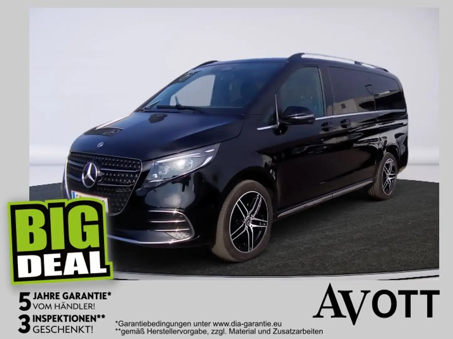 Mercedes-Benz V 300 d 4M AVANTGARDE Lang AMG Line ,.. Schwarz - 1