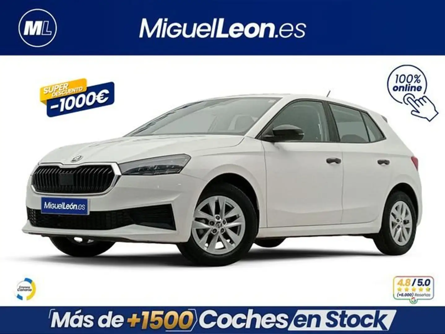 Skoda Fabia 1.0 TSI Essence 70kW Blanco - 1