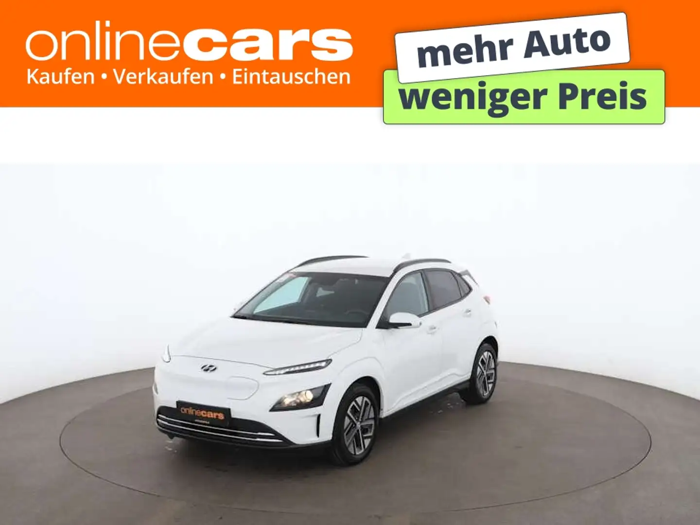 Hyundai KONA Elektro Edition 30+ 39kWH Aut WAERMEPUMPE Weiß - 1