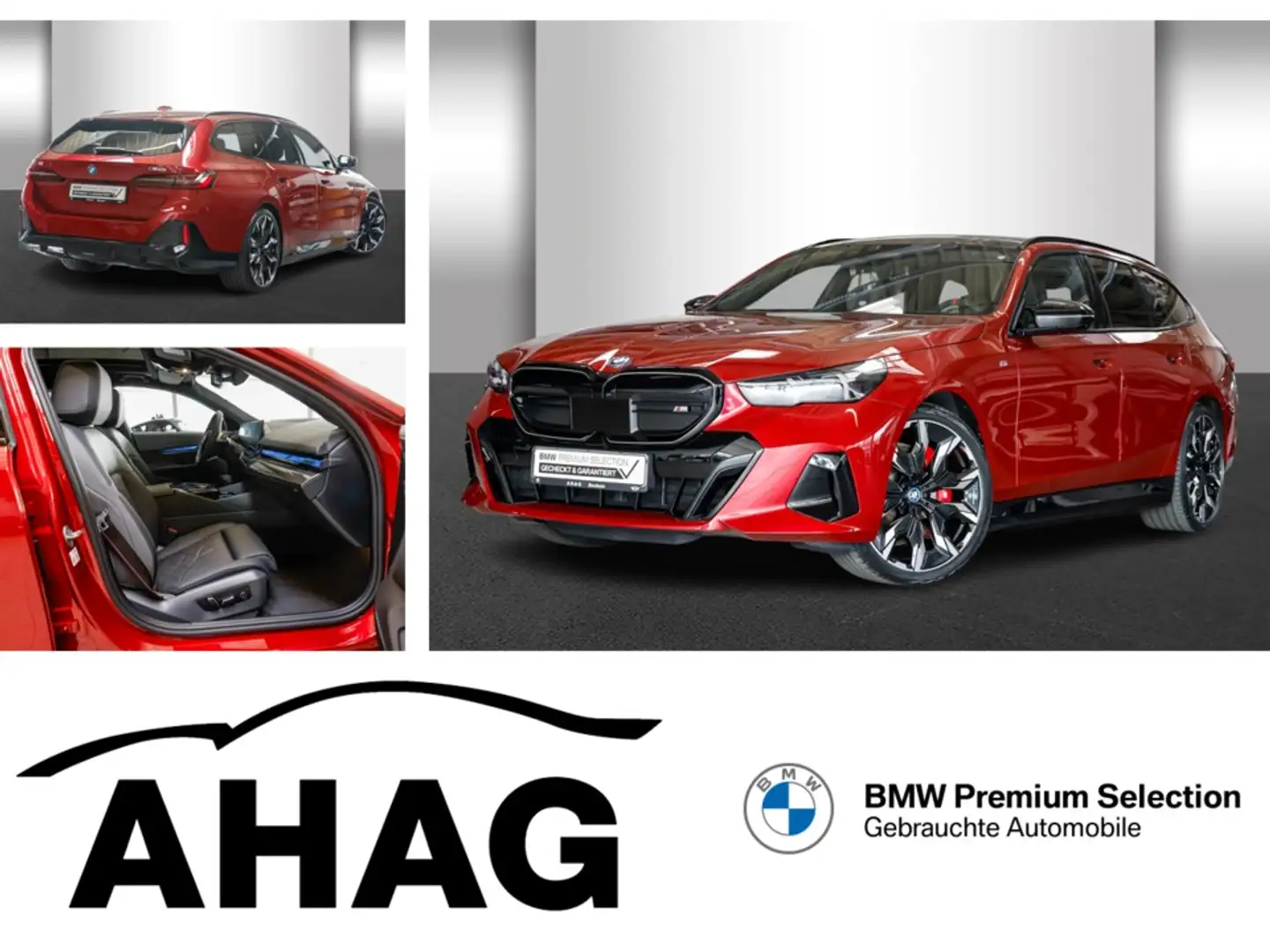 BMW M6 i5 M60 xDrive Komfortsitze Panorama Klimaaut. Červená - 1