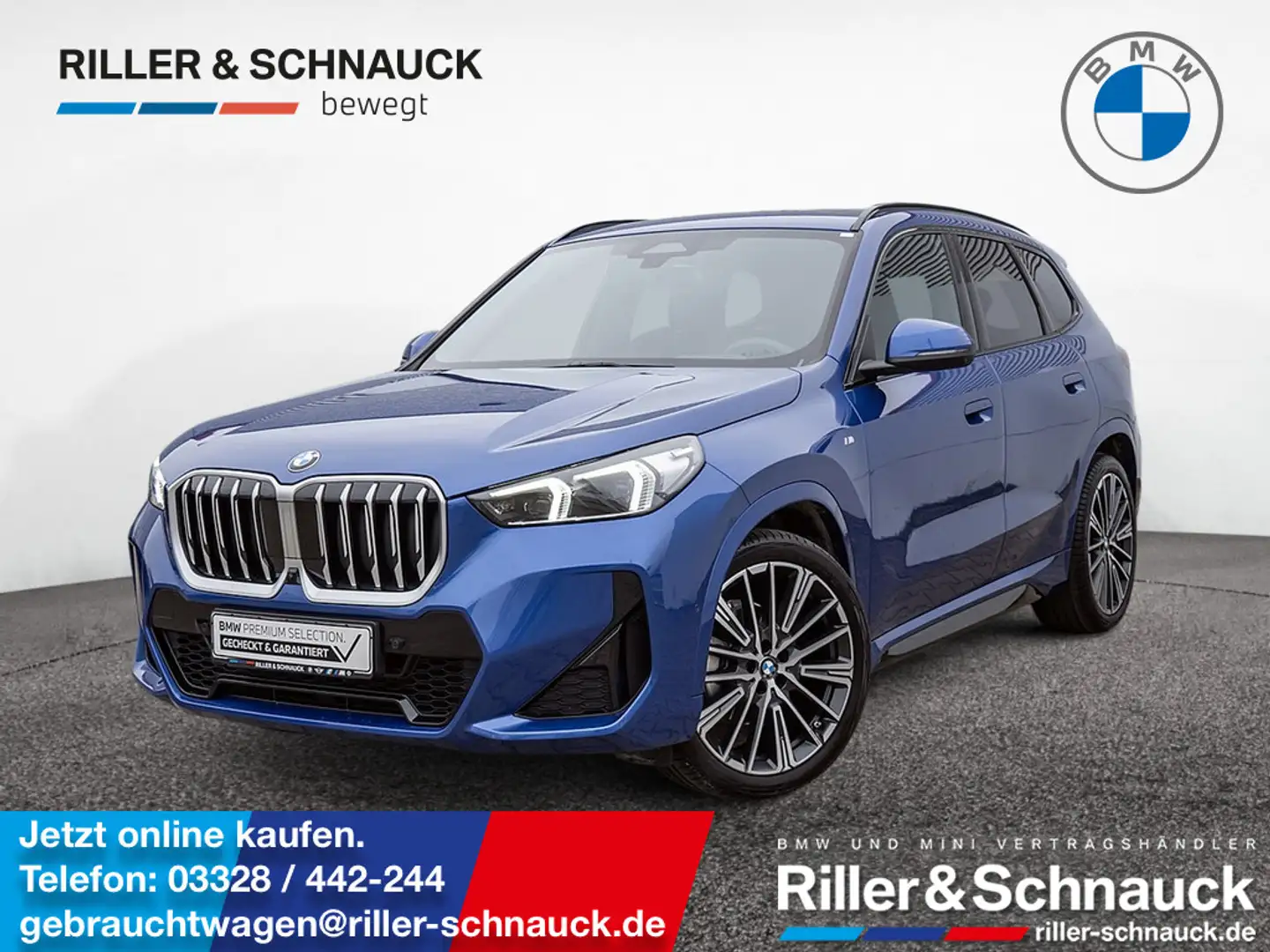 BMW X1 sDrive 18i M-Sport AHK+PANO+20 ZOLL+ACC+36 Blau - 1