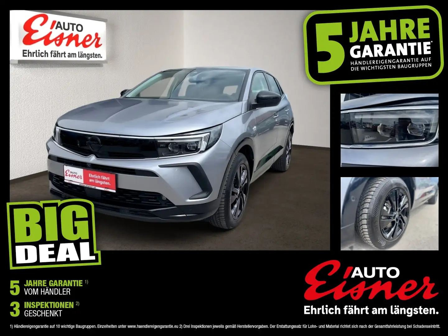 Opel Grandland GS 1.5 TOP Zustand ! Grau - 1