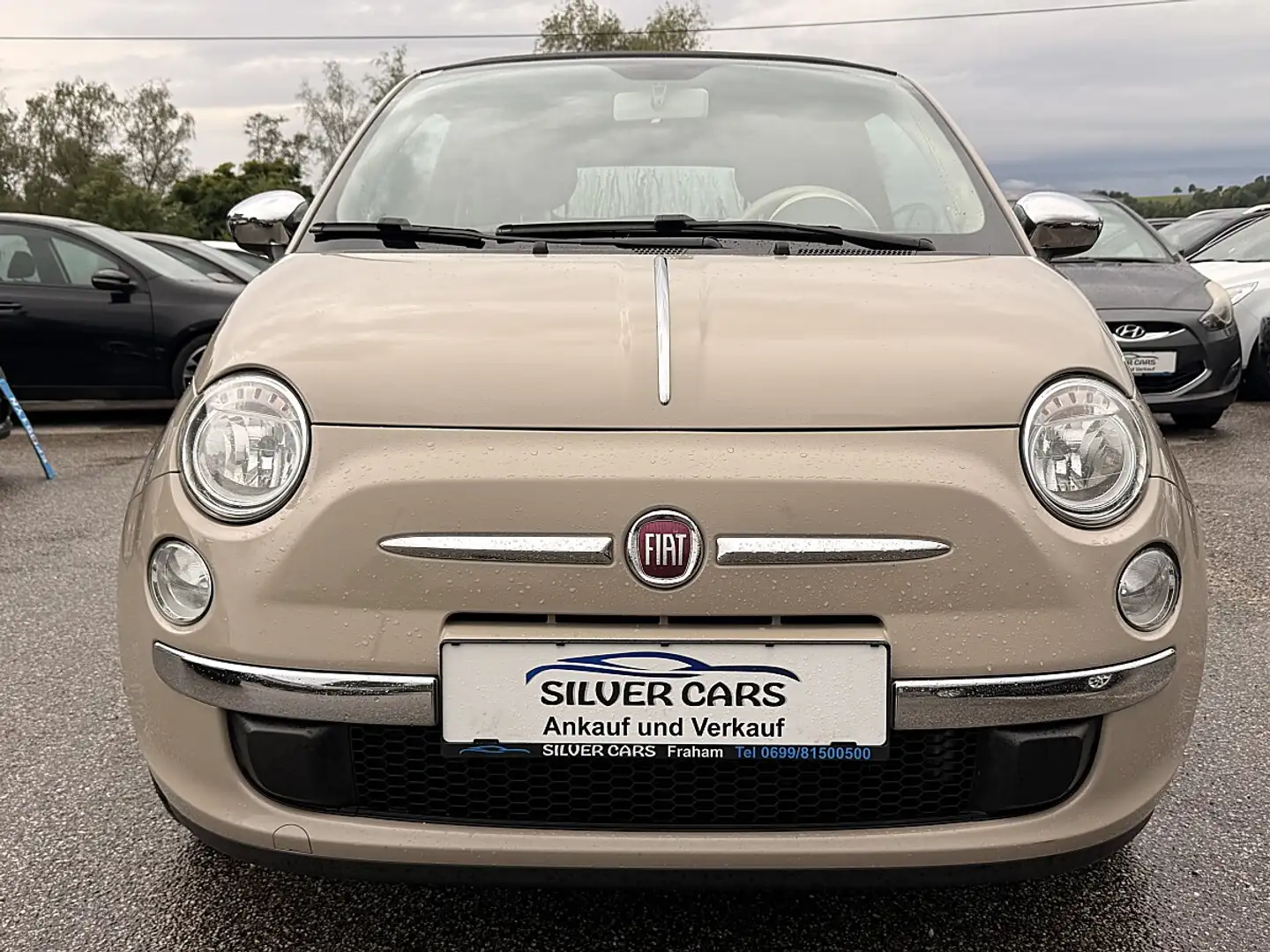 Fiat 500C 1,2 69 500S Gelb - 1