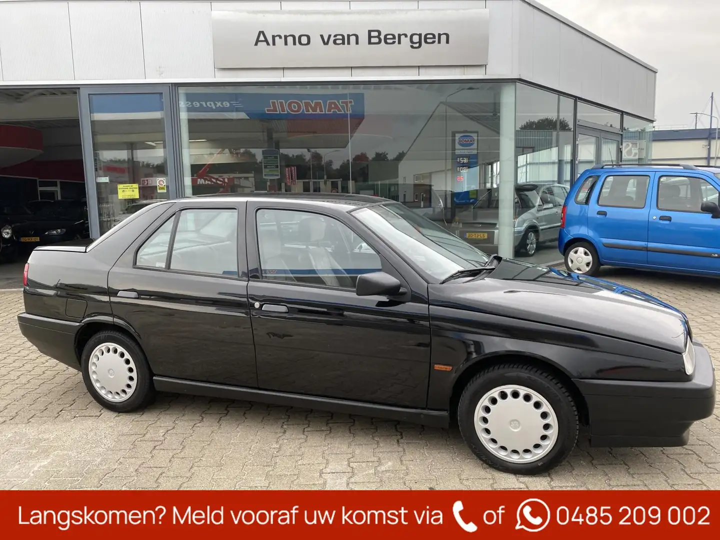 Alfa Romeo 155 1.7 T.Spark, unieke auto in zeer mooie staat !! Zwart - 1