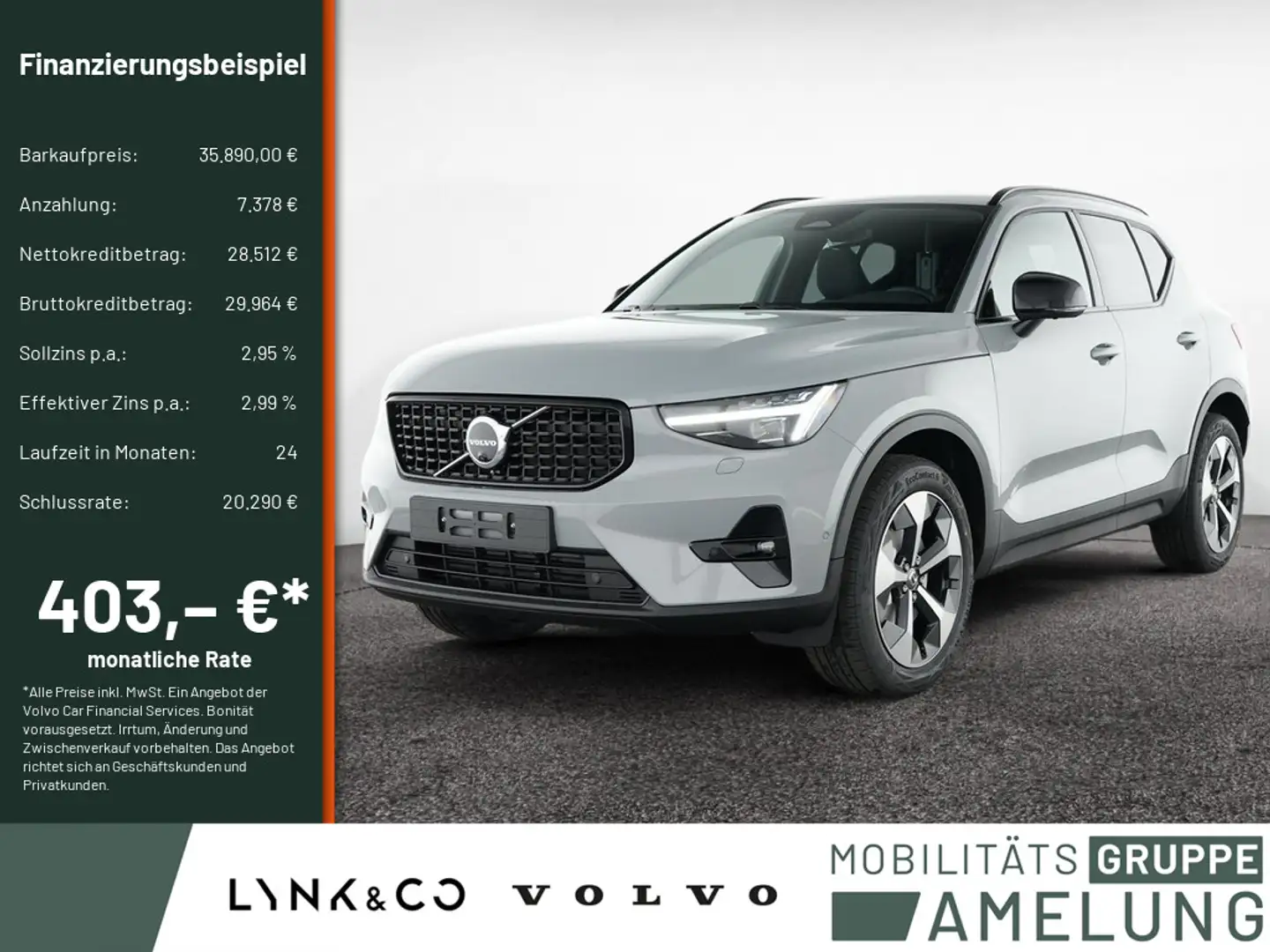 Volvo XC40 B4 Plus Dark LED FACEL. ACC 360° PANO Grau - 1
