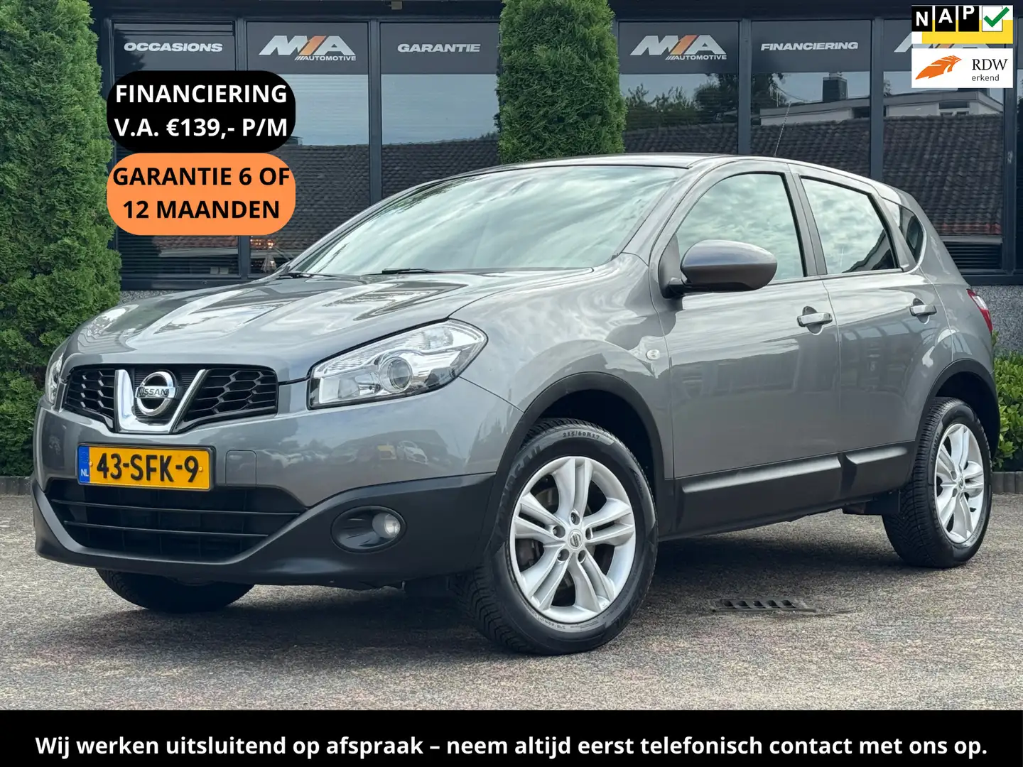 Nissan Qashqai 1.6 Acenta |Airco/ECC|CruiseControl|1E EIG Grijs - 1