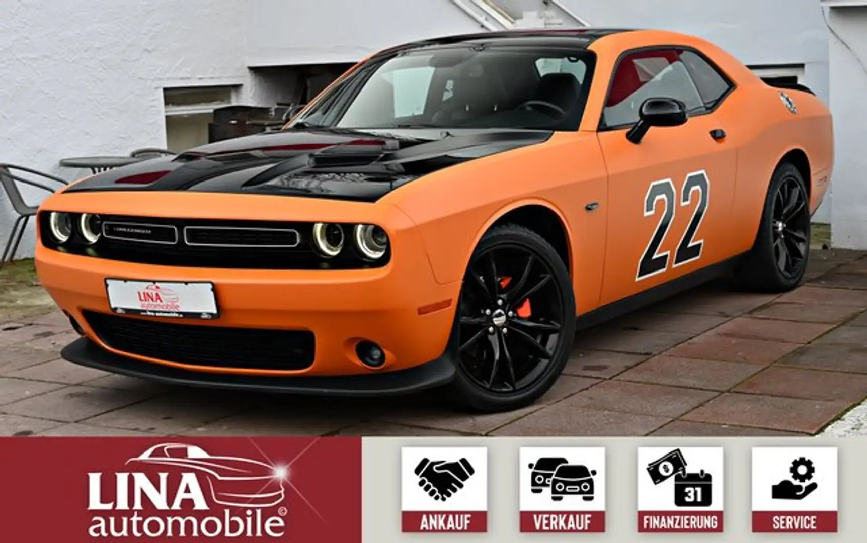Dodge Challenger 3.6 SXT PRINS-LPG GAS*Kamera*LED*20" Schwarz - 1