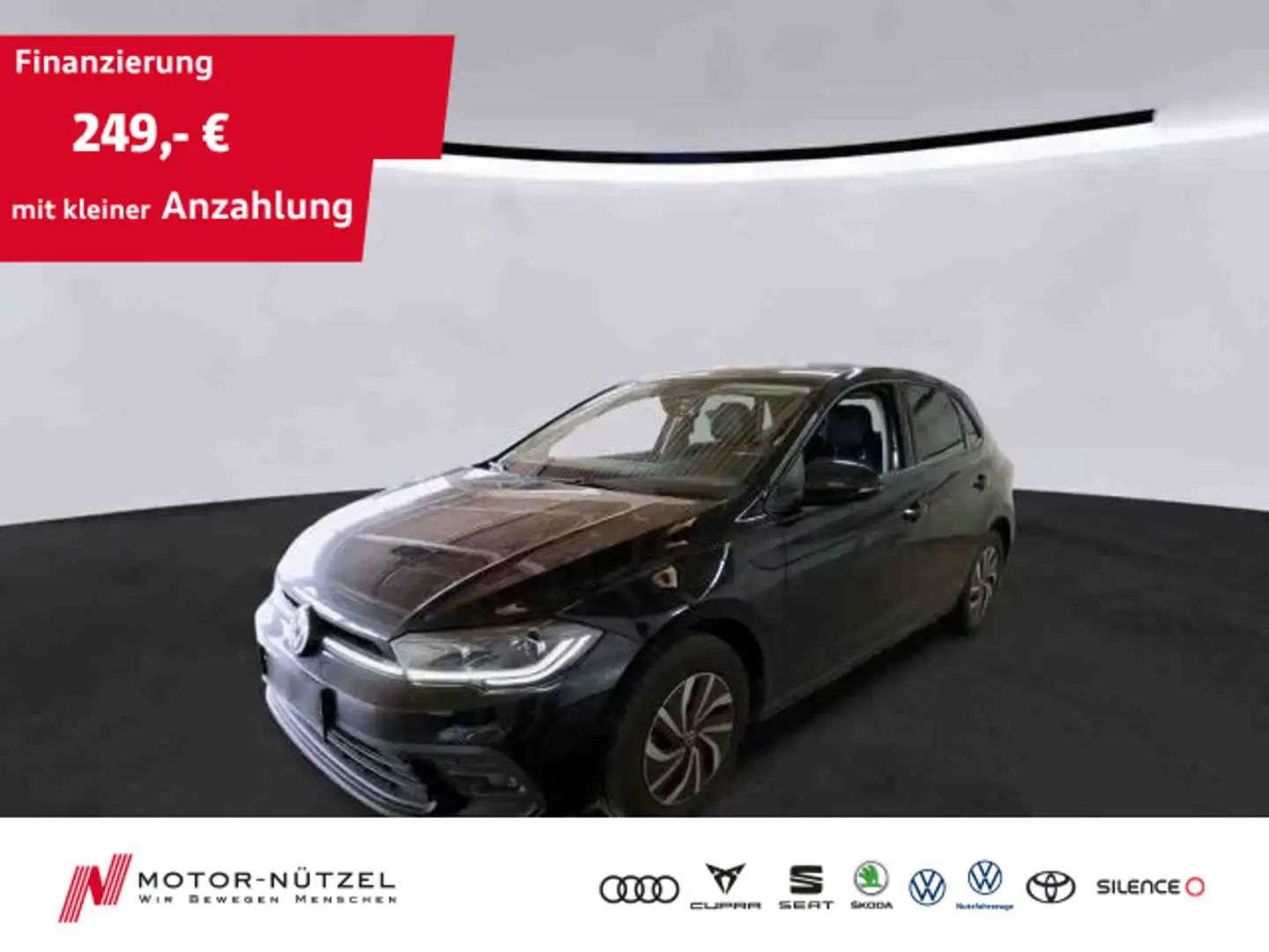 Volkswagen Polo 1.0 TSI DSG LIFE IQ+NAV+APP+SHZ+GRA+PDC+DAB Schwarz - 1