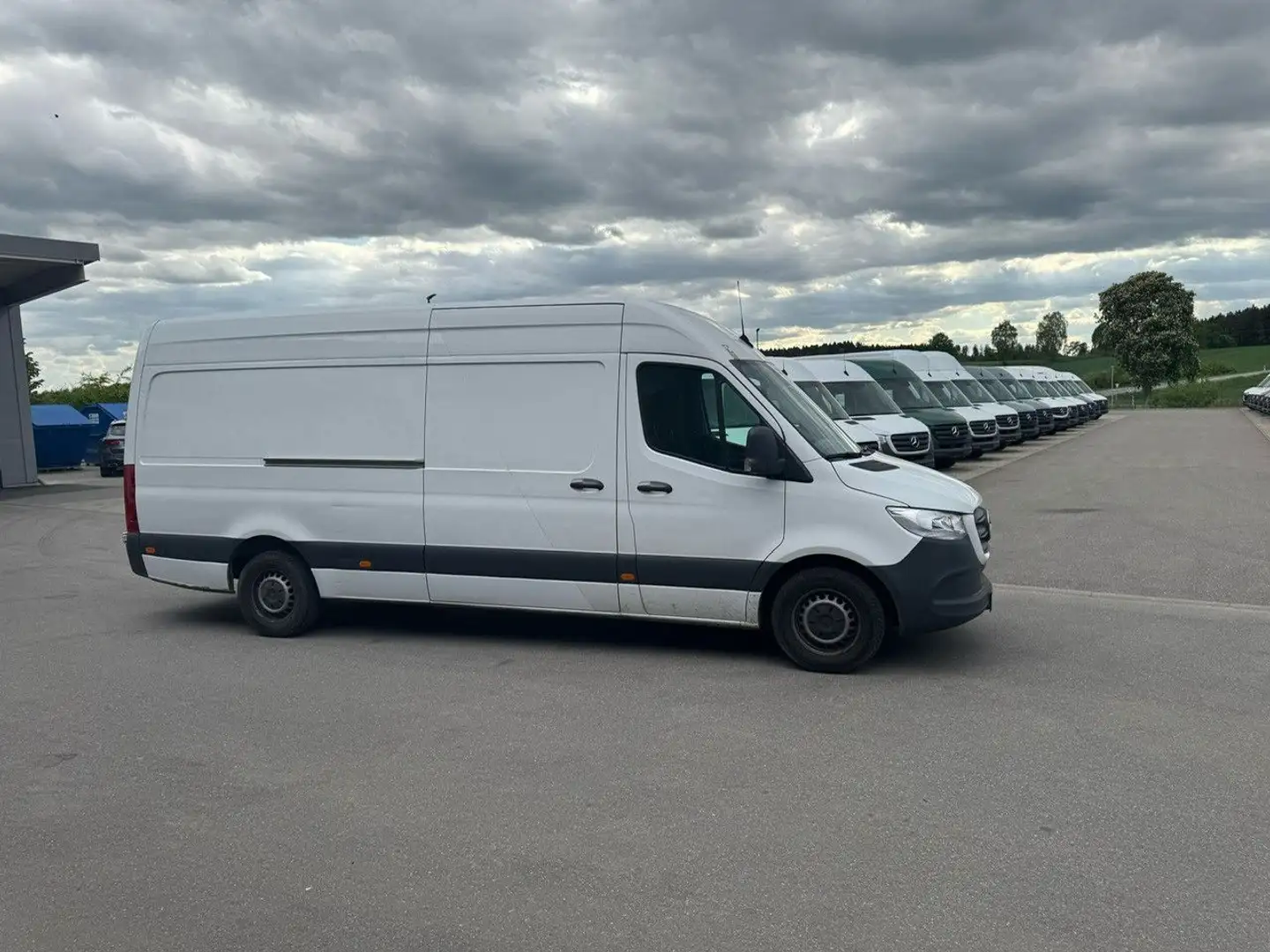 Mercedes-Benz Sprinter 316 CDI Maxi Lang klima AHK 3,5t MBUX Blanc - 2
