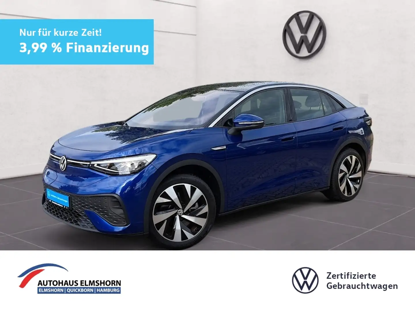 Volkswagen ID.5 Pro AHK NAV APP 4xKAM 20" DWA DAB PDC SHZ Bleu - 1