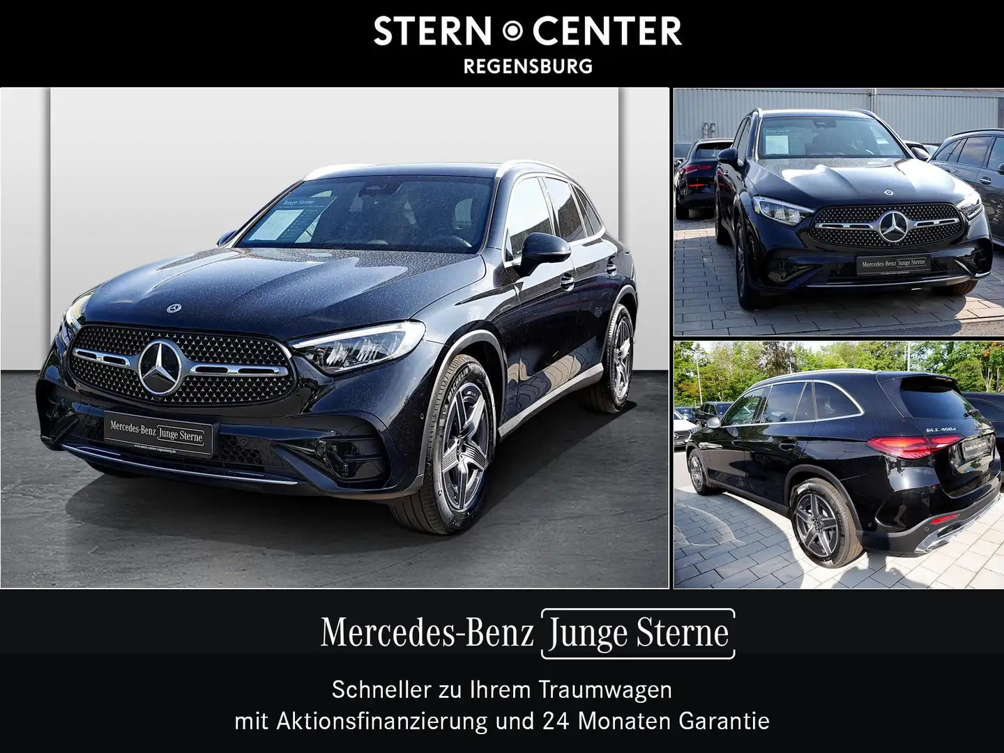 Mercedes-Benz GLC 450 d+4M+AMG+Kamera+Memory+DAB+Spurhalte+LED Schwarz - 1