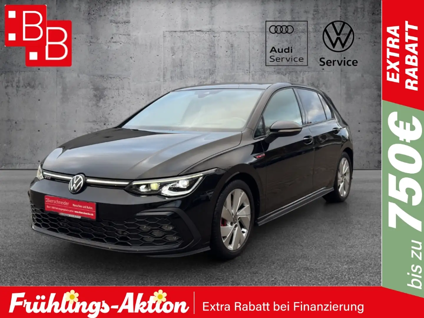 Volkswagen Golf GTI 8 2.0 TSI DSG Black Style IQ.LIGHT PANO HEAD-UP KA Schwarz - 1