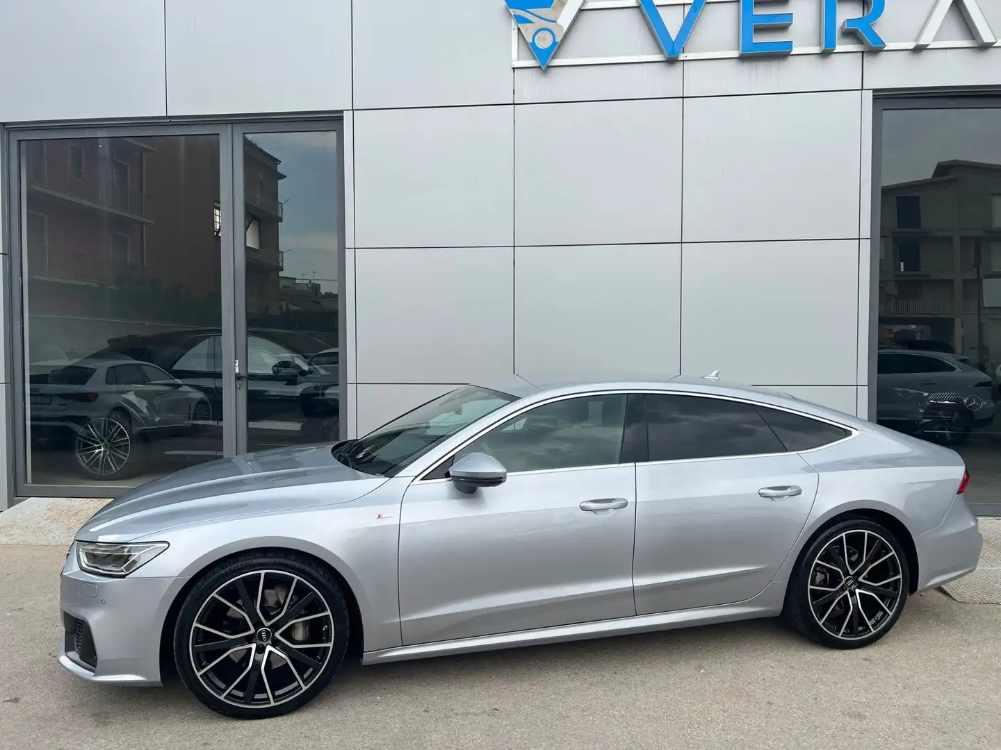 Audi A7 Sportback 50 3.0 tdi mhev quattro tiptronic Sline Argento - 2