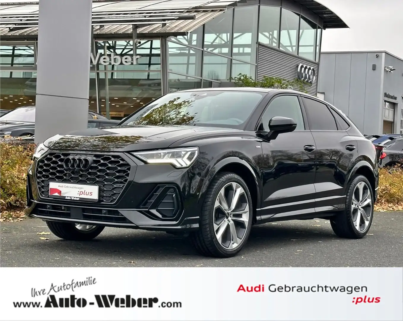 Audi Q3 Sportback 35TFSI S LINE BLACK PANO ACC SONOS Schwarz - 1