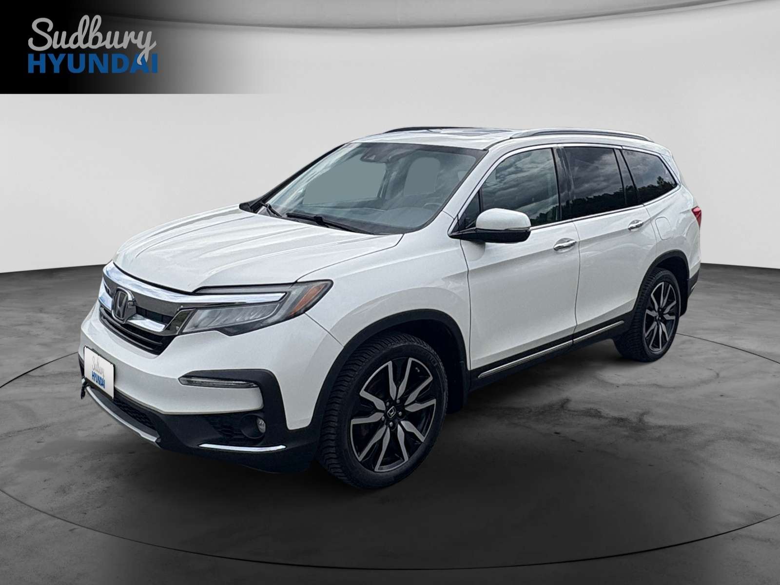 White 2019 Honda Pilot SUV / Crossover All-Wheel Drive 