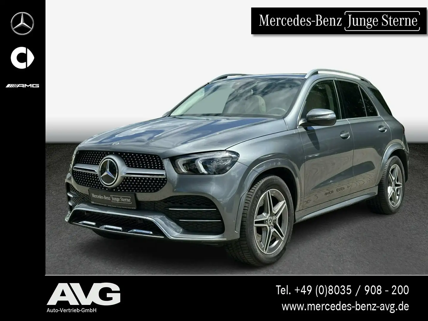 Mercedes-Benz GLE 450 GLE 450 4MATIC AMG LED PANO RFK Apple CarPlay Gri - 1