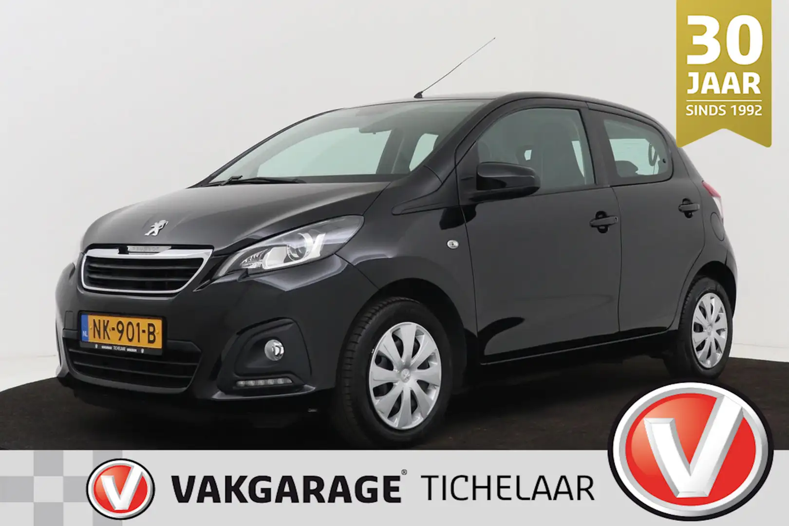 Peugeot 108 1.0 e-VTi Active | Org NL | Airco | Bluetooth | 65 Nero - 1