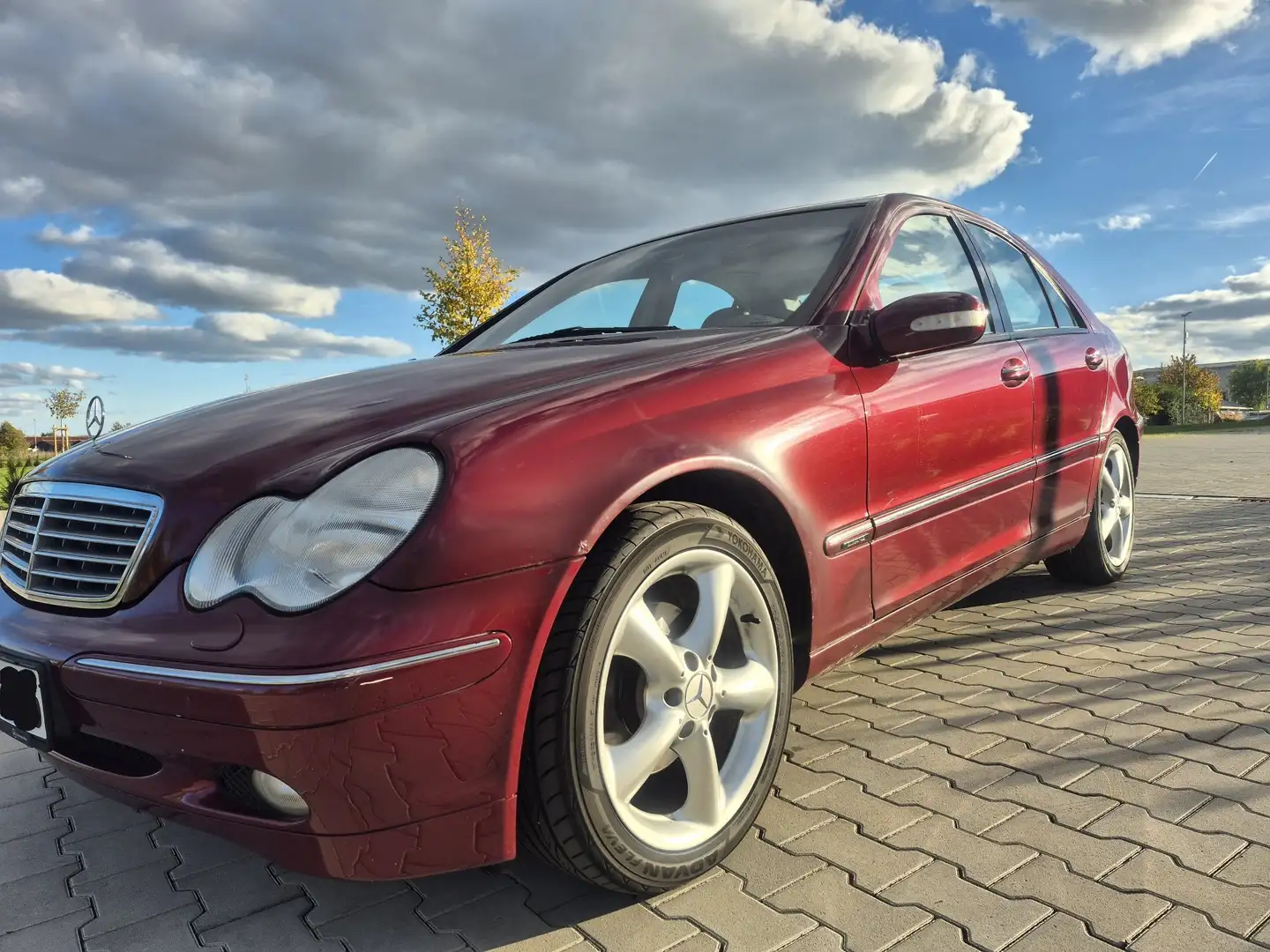 Mercedes-Benz C 200 Kompressor Elegance Piros - 2