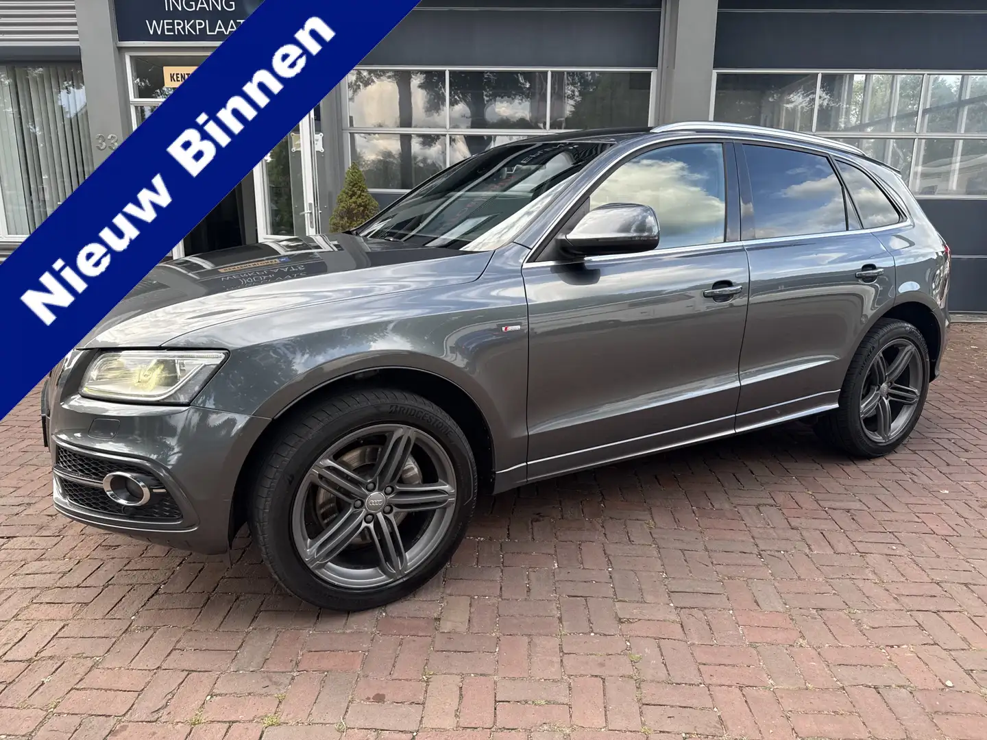 Audi Q5 3.0 TDI 245pk | S-Line in & out | Quattro | Faceli Grijs - 1