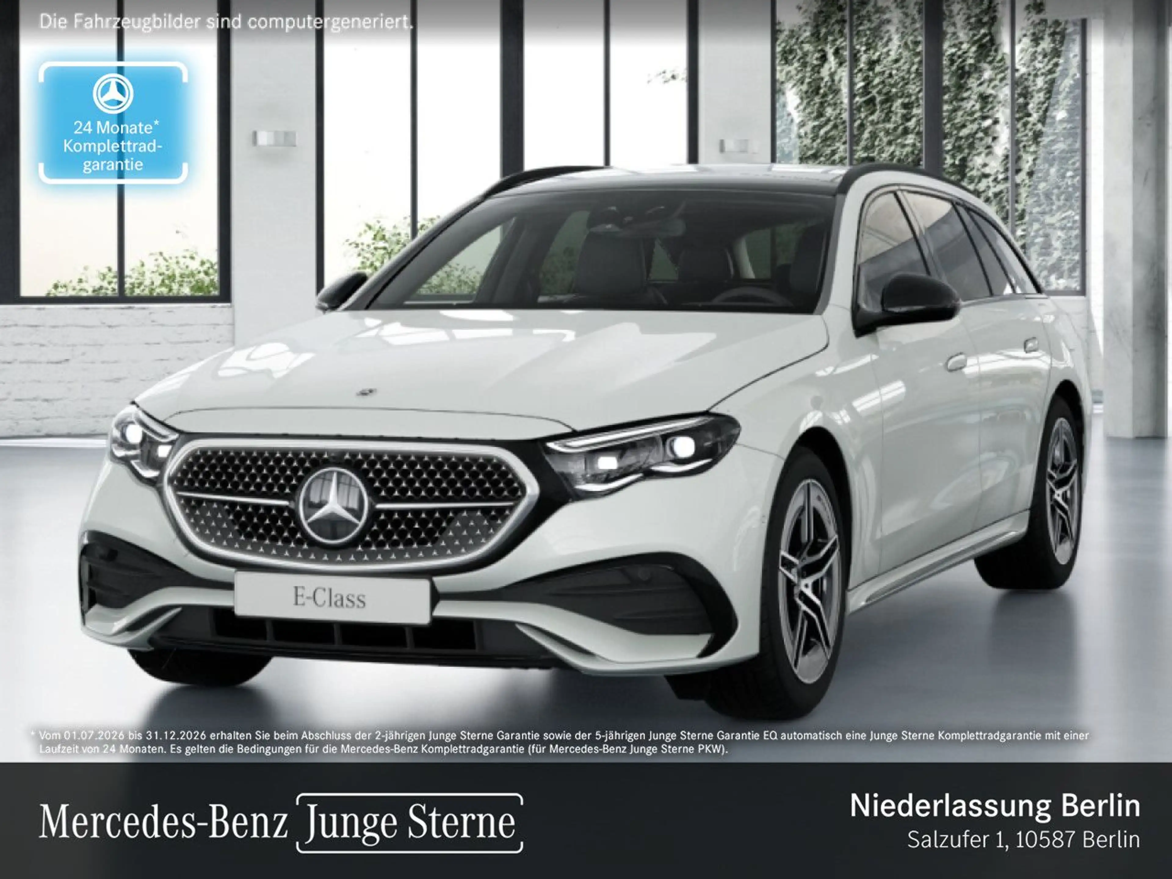 Mercedes-Benz E 300 e T AMG Fahrass 360° Pano Burmester Distr.