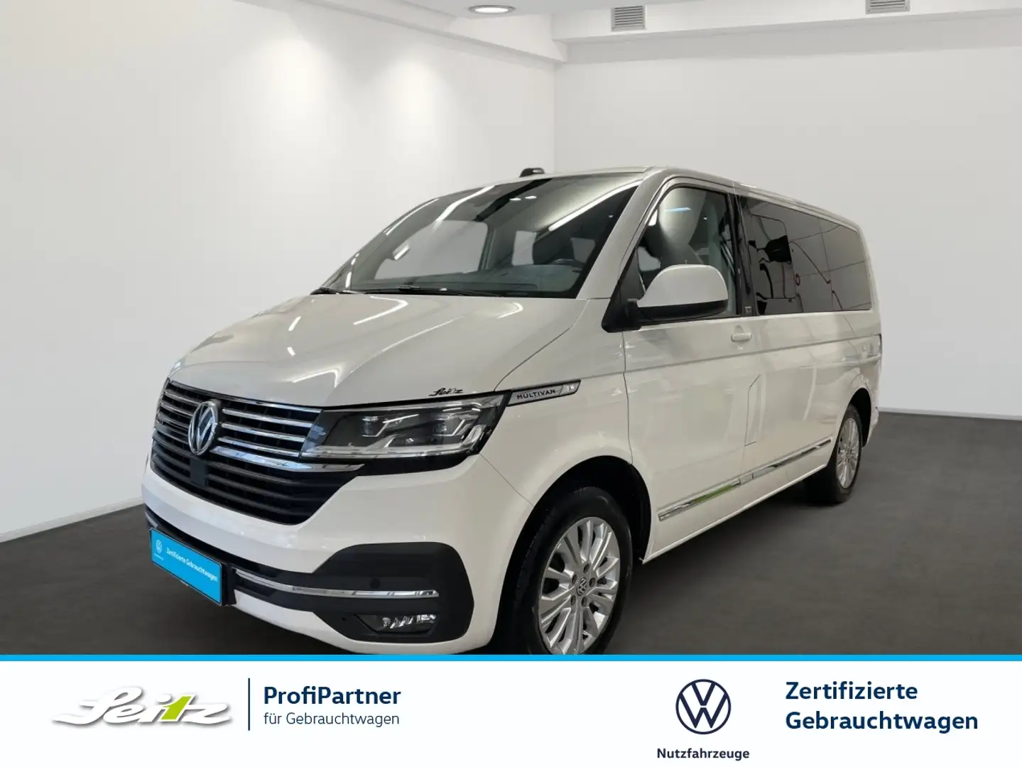 Volkswagen T6.1 Multivan 2.0 TDI 4M KR Generation Six *LED*PDC*NAVI*SITZH* Wit - 1