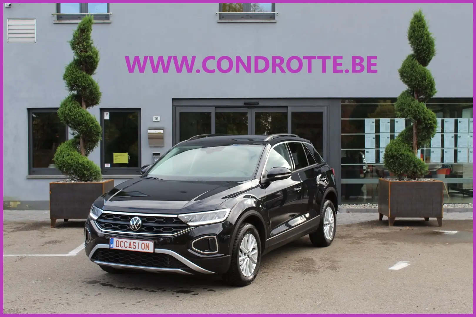 Volkswagen T-Roc 1.0 TSI LIFE 14.915 Km Zwart - 1
