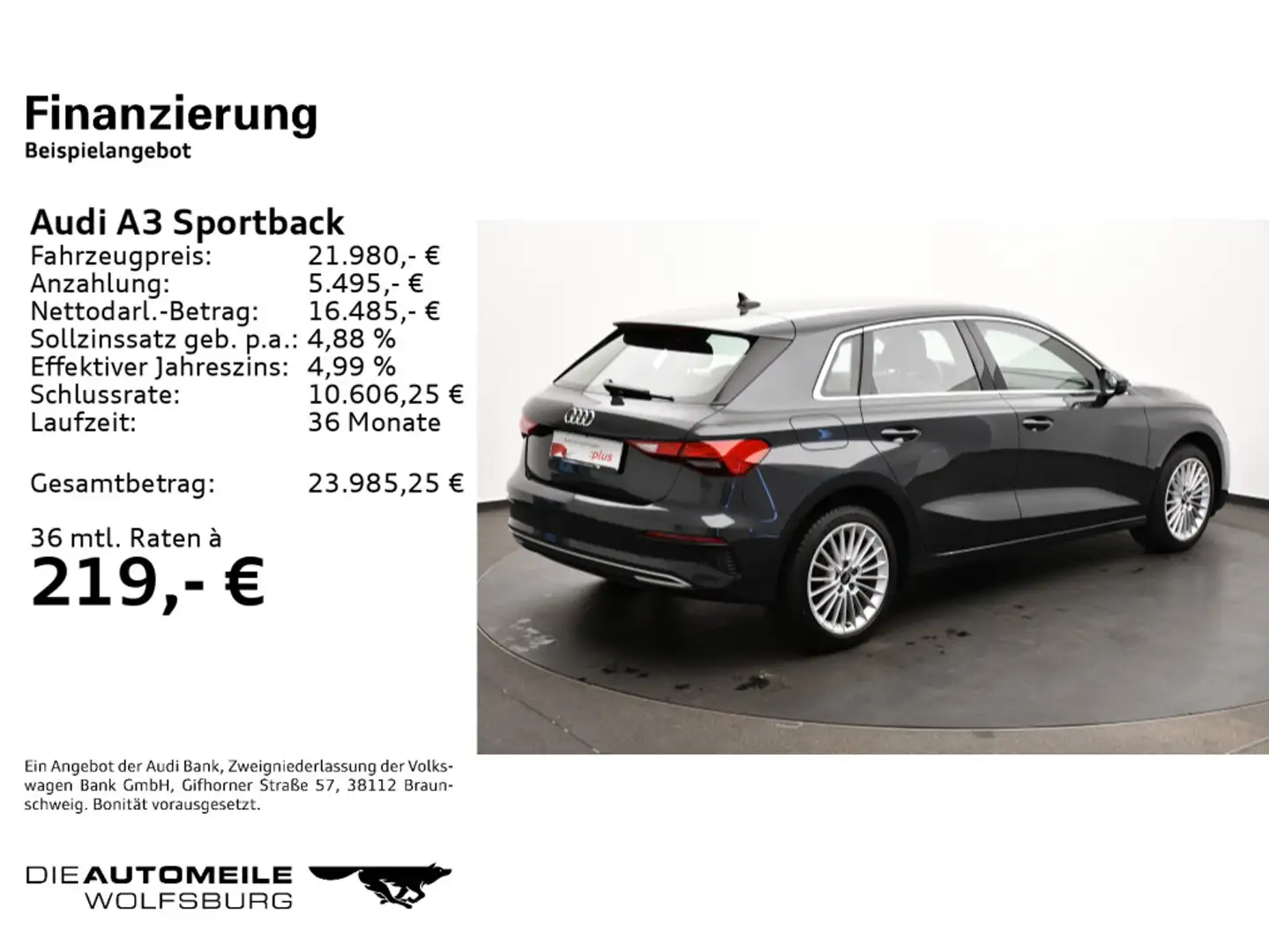 Audi A3 40 TFSI e-tron S-tronic advanced LE Gris - 2