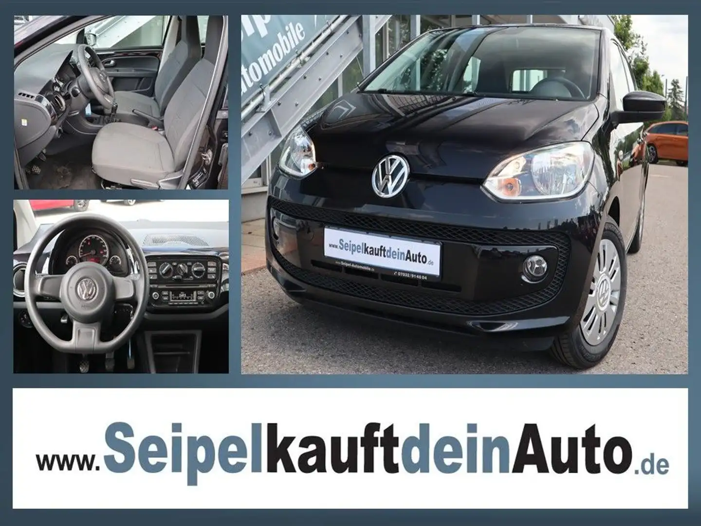 Volkswagen up! move up!*4-Türig*KLIMA*SHZ* Schwarz - 1