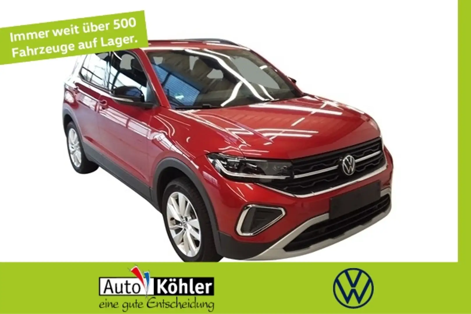 Volkswagen T-Cross GOAL TSI Matrix/CarPlay/Virt/ACC/Kamera Rot - 1
