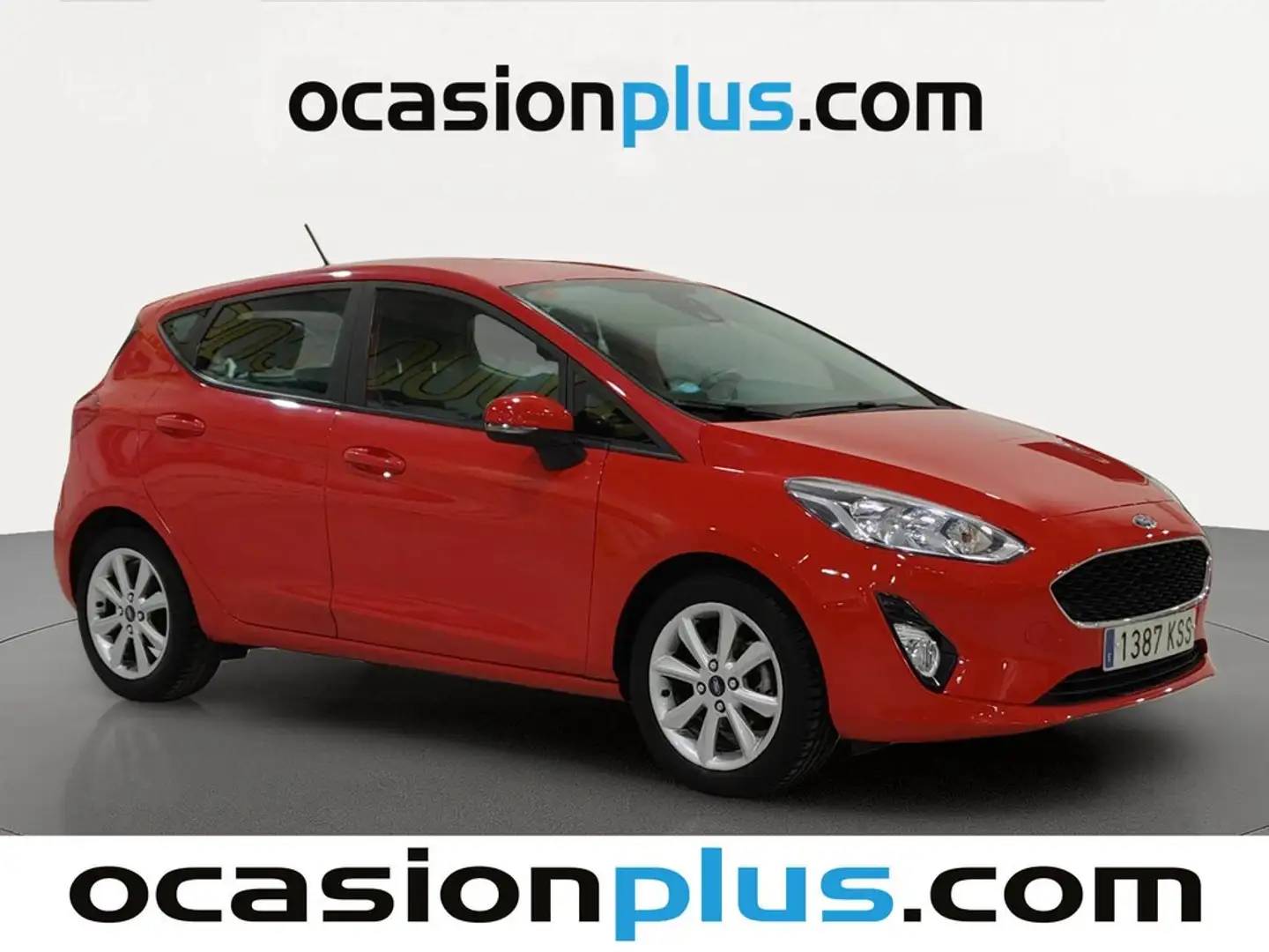 Ford Fiesta 1.0 EcoBoost S/S Trend+ 100 Rojo - 2