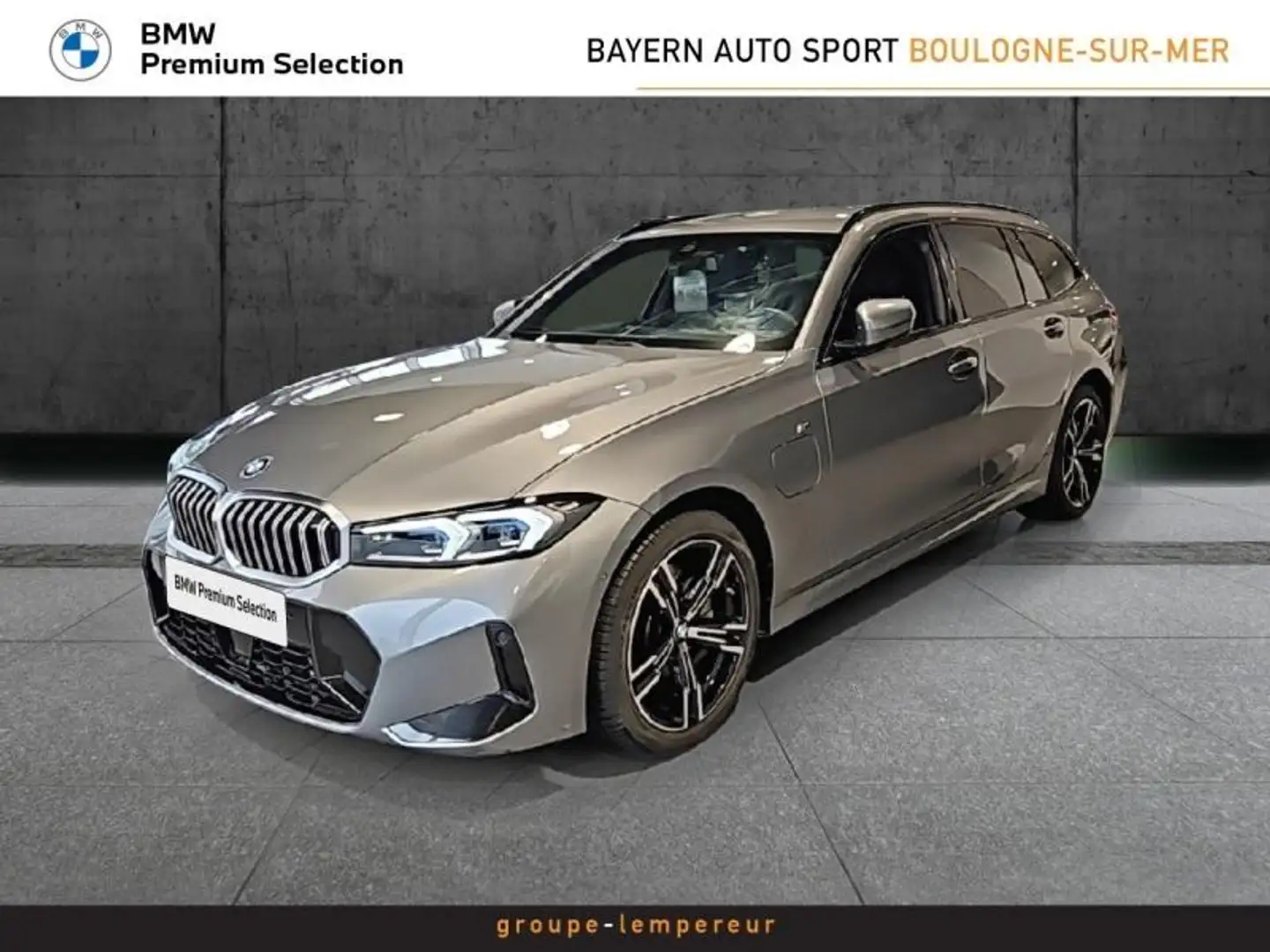 BMW 330 330eA 292ch M Sport Gris - 1
