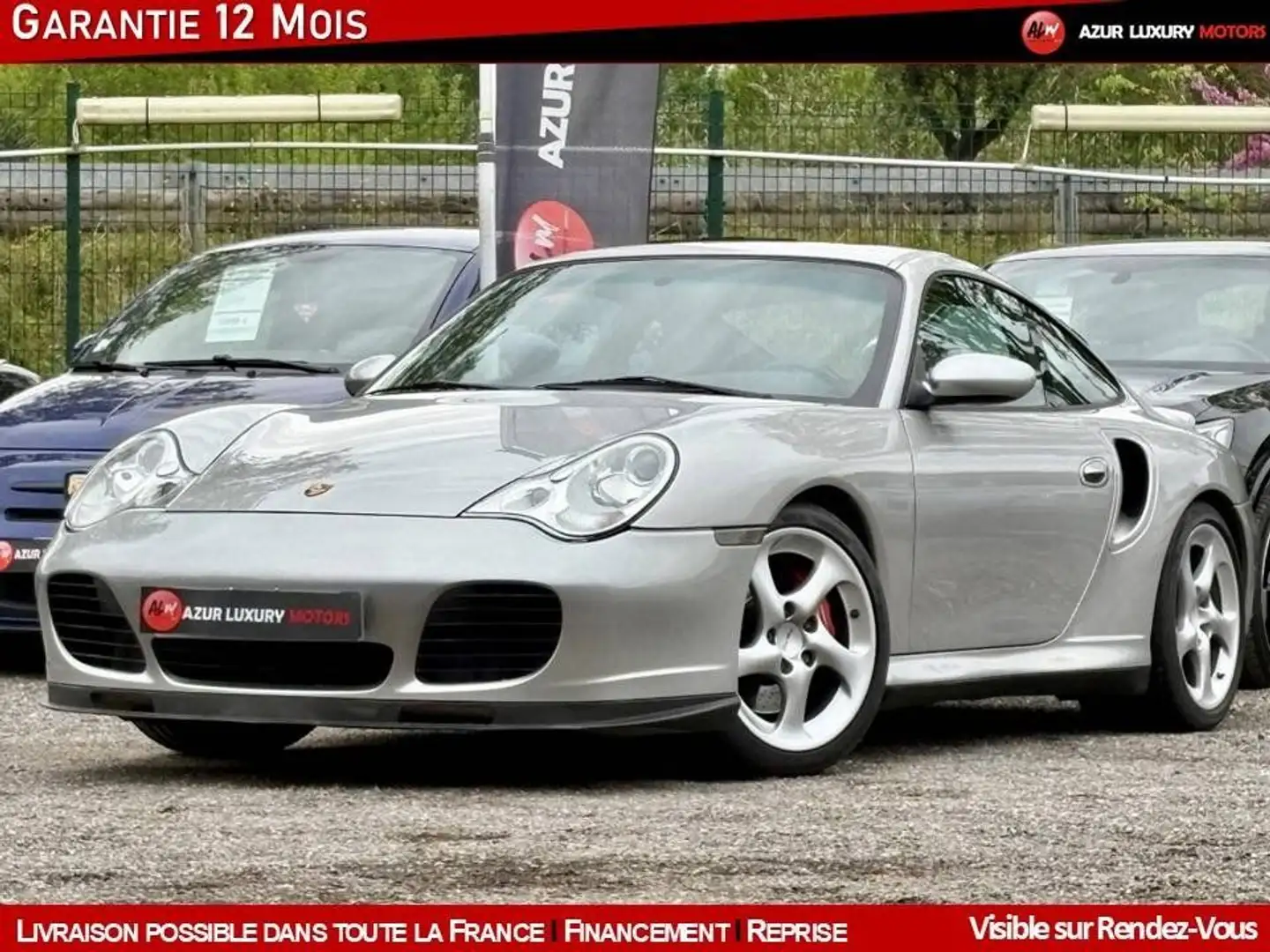 Porsche 996 996 TURBO TIPTRONIC 420 CV Gris - 1