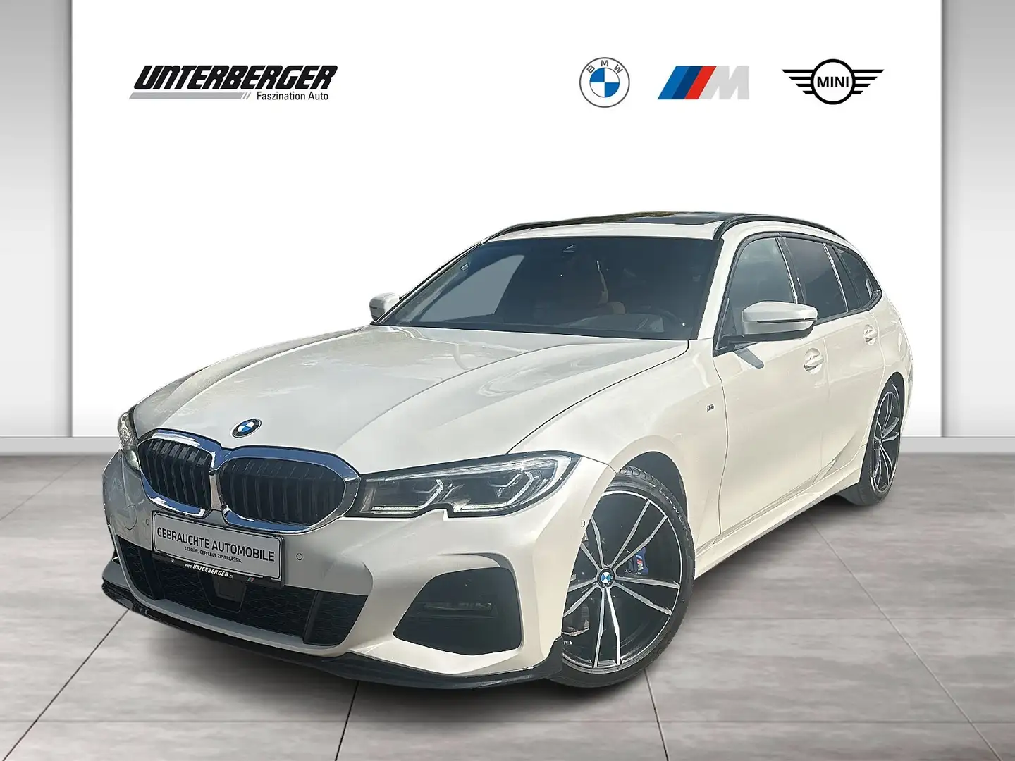 BMW 330 i xDrive M-Sportpaket // Panoramadach // Anhängerk Weiß - 1