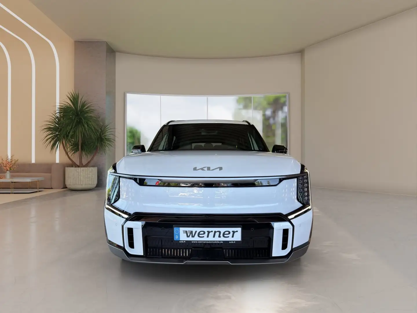 Kia EV9 AWD GT 7S AHK Panorama Glasdach Weiß - 2