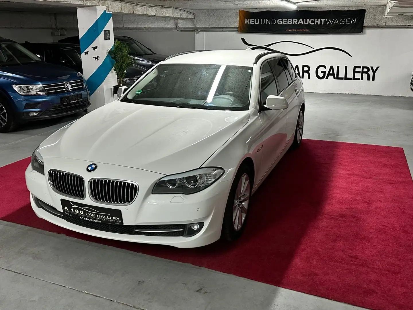 BMW 520 5 Touring 520 d*Leder*AHK*2Hand*1A Weiß - 2
