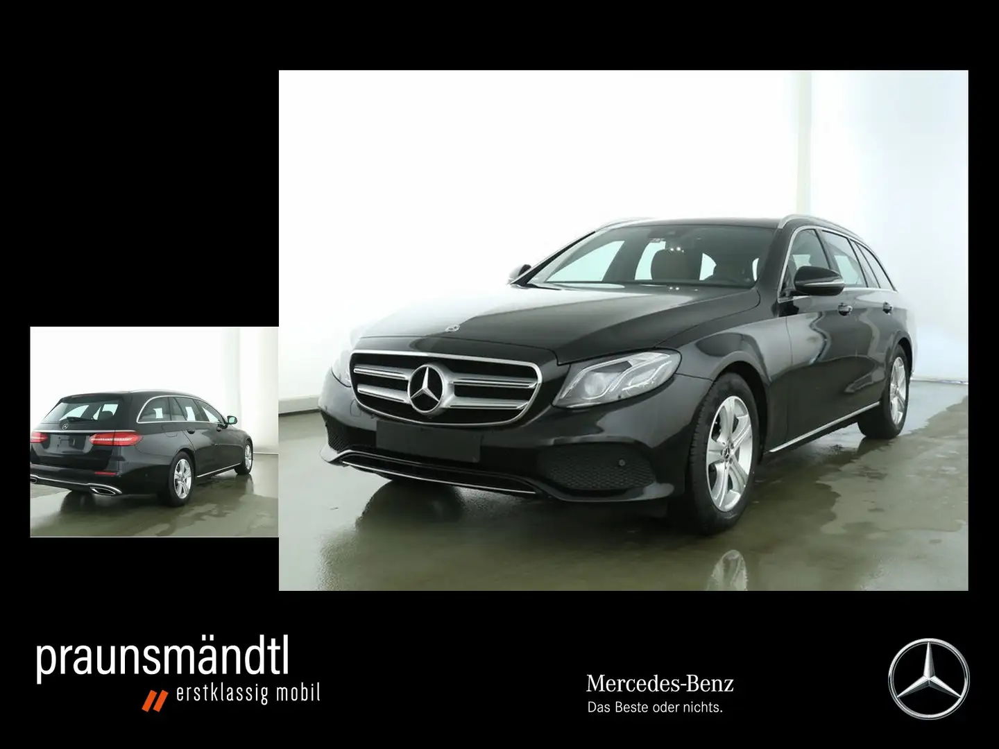 Mercedes-Benz E 220 T d Avantgarde GlasSD/AHK/Navi/Kamera/Totw Nero - 1