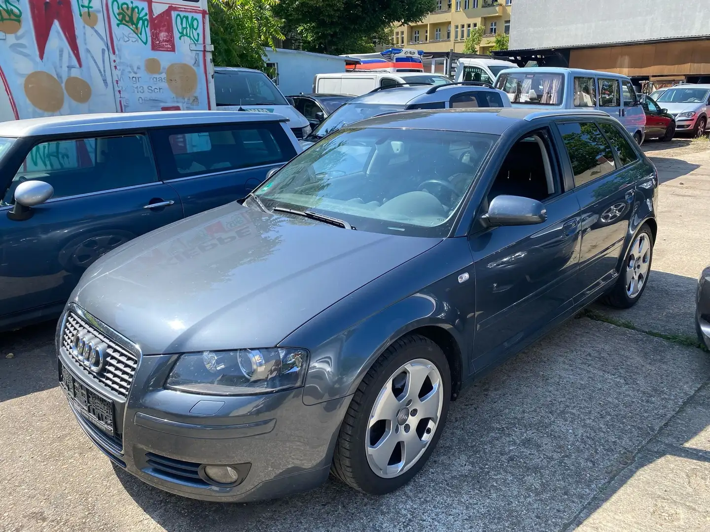 Audi A3 2.0 TDI Sportback Automatik Alcantra 1.Hand 170ps Grau - 1