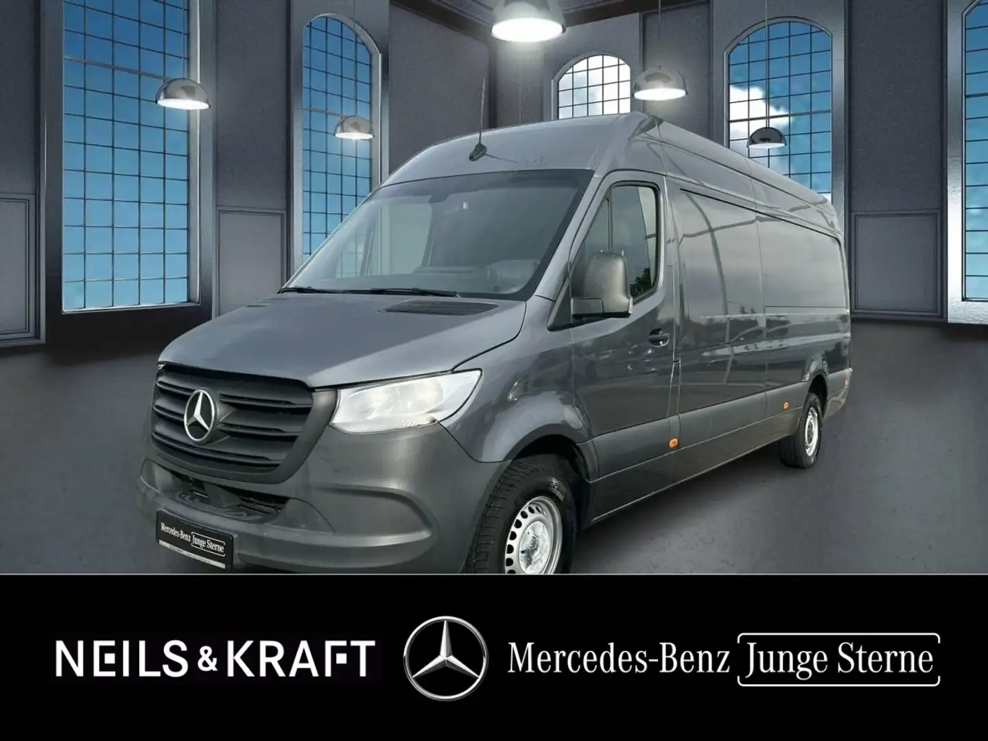 Mercedes-Benz Sprinter 317 CDI Kasten Hochdach Lang +AHK+Cam Grau - 1