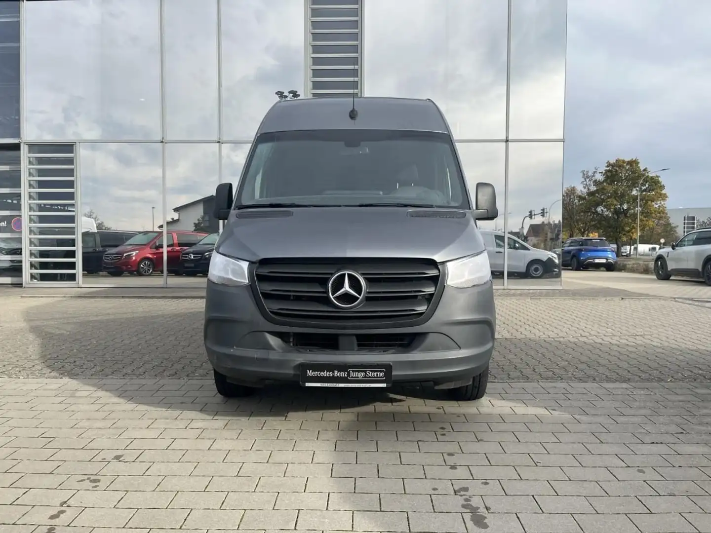 Mercedes-Benz Sprinter 317 CDI Kasten Hochdach Lang +AHK+Cam Grau - 2