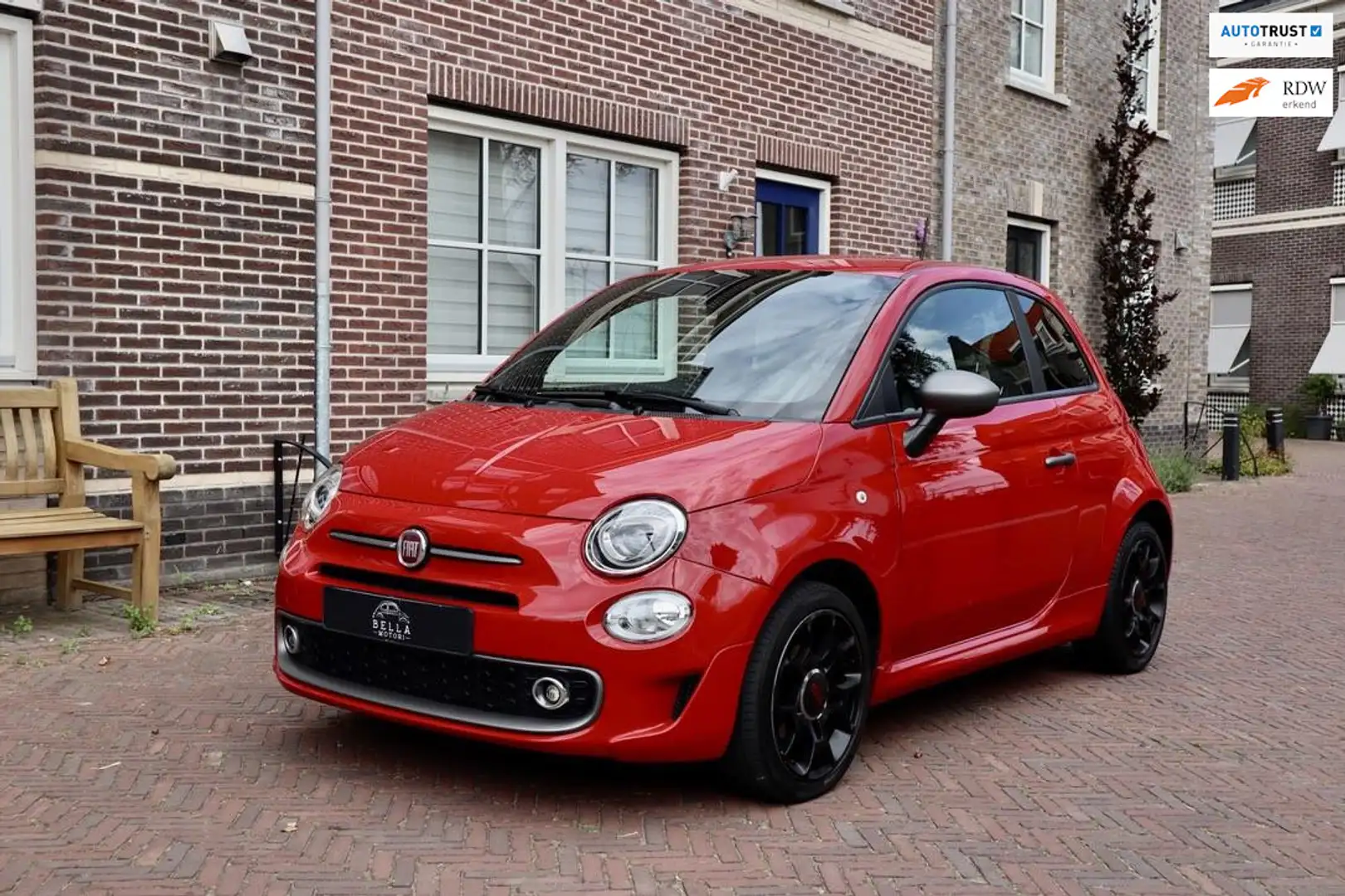 Fiat 500 1.2 S | Sportpakket | Uconnect 7” | Rosso Corsa | Rood - 1