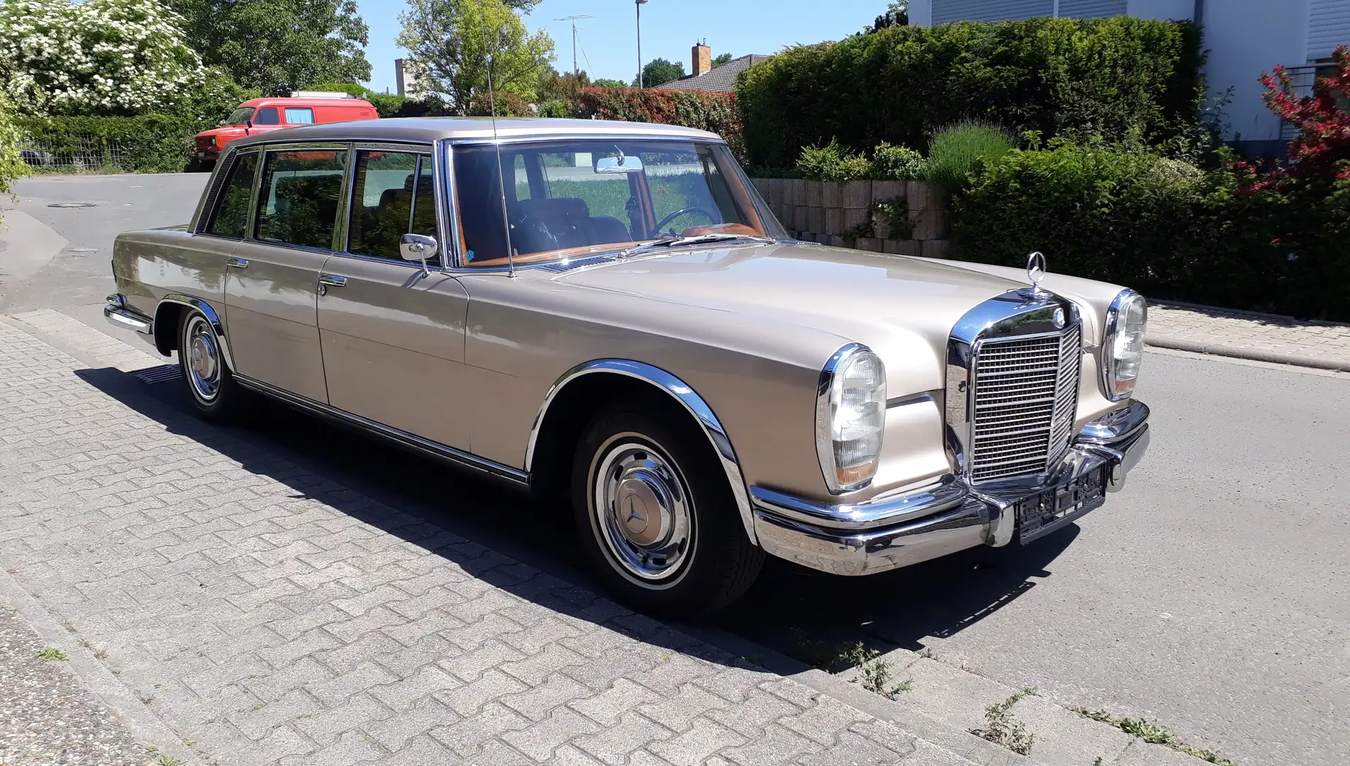 Mercedes-Benz 600 W100, Deutsche Erstzulassung, Klima, Leder, Bar, H-Zulassung, original Interieur Beige - 1