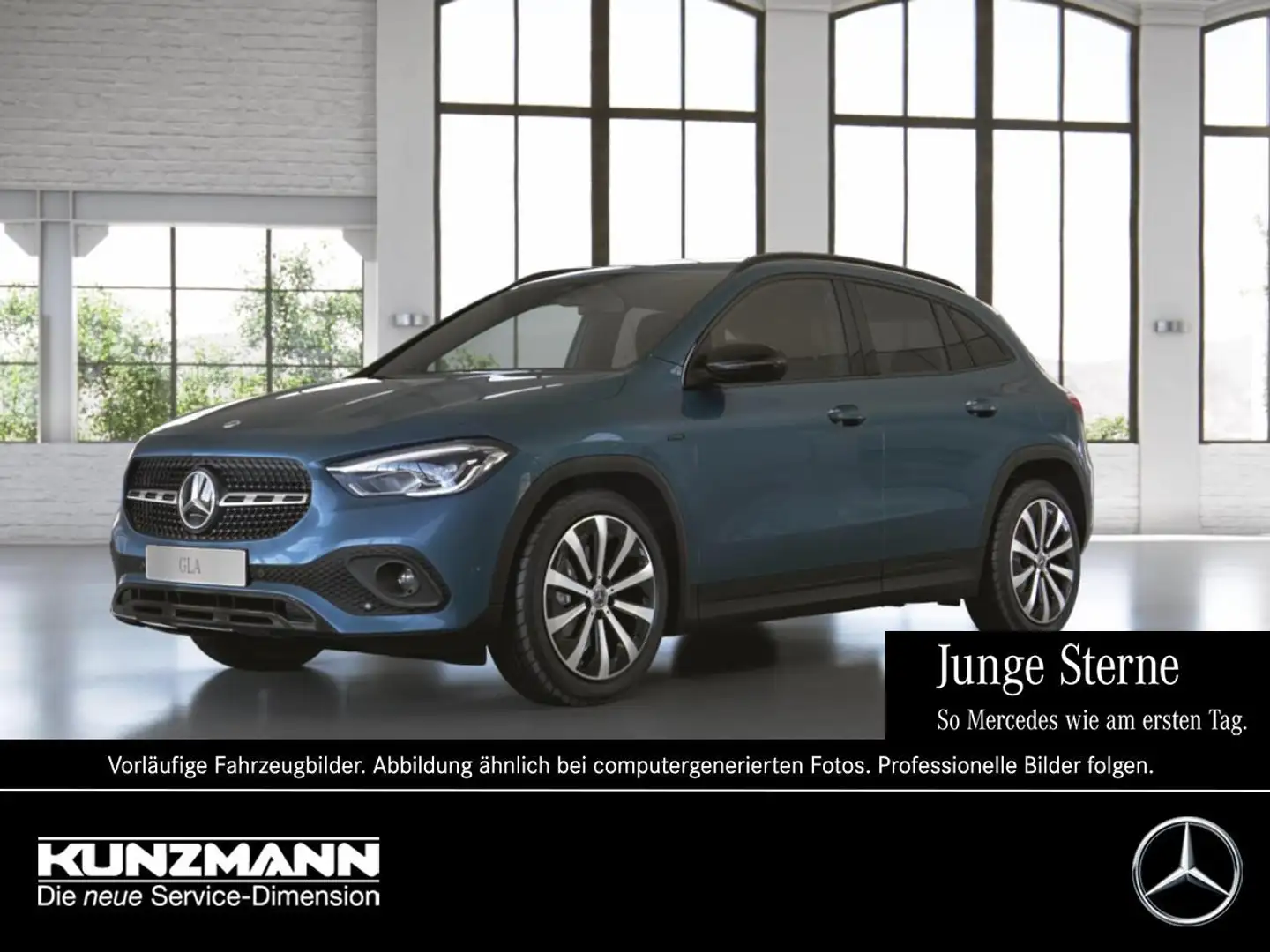 Mercedes-Benz GLA 250 e Progressive Night Burmester Kamera Blau - 1