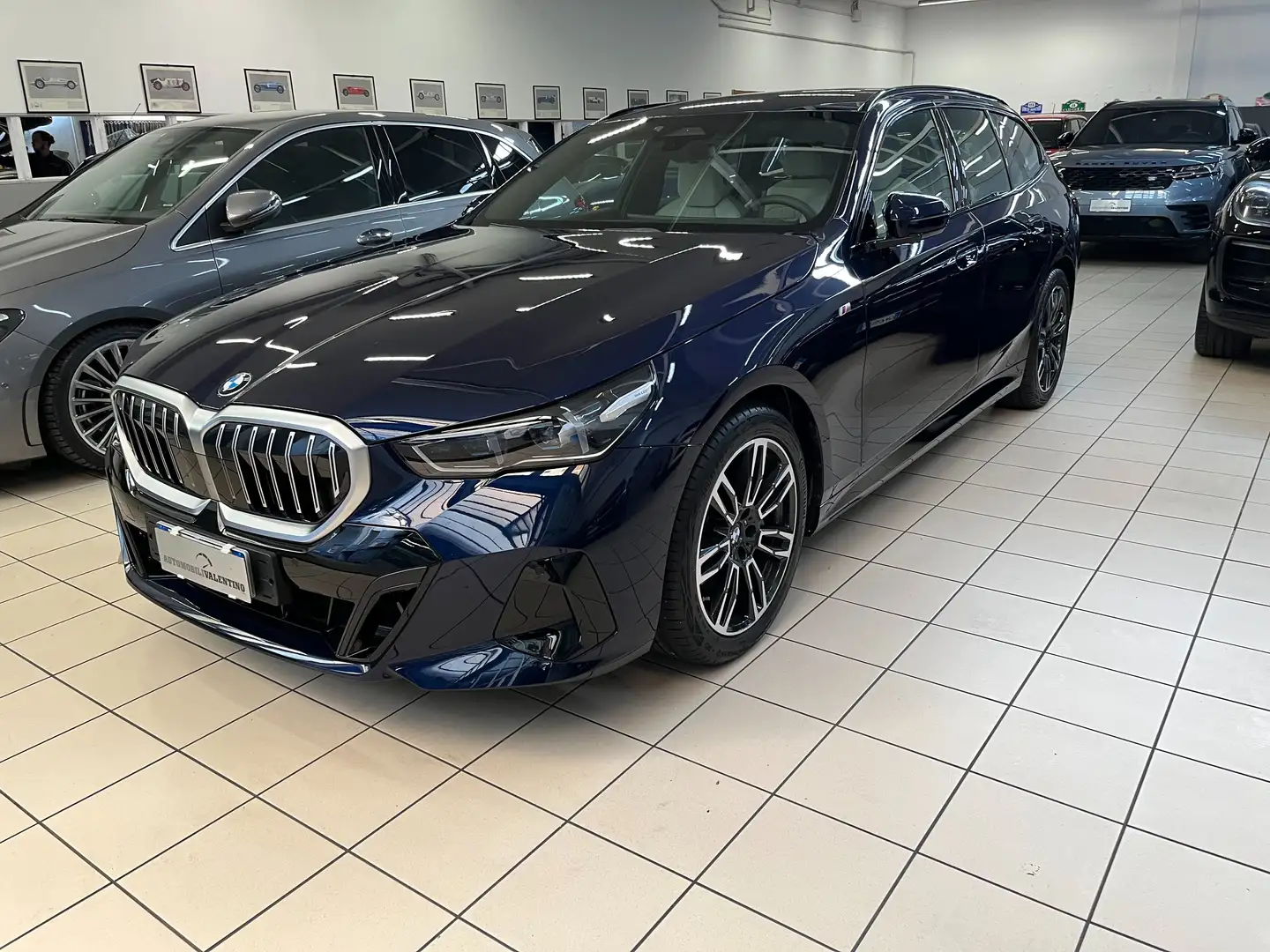 BMW 540 Touring 540d Touring 48V xdrive MSport Pro auto Bleu - 2